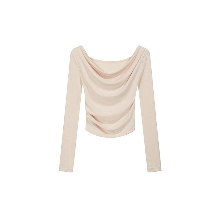 Wide Neck Off-Shoulder Top